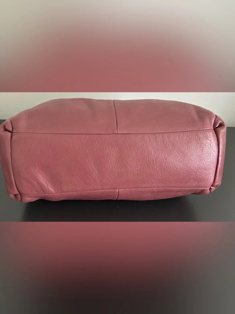 Coach Madison Phoebe Dusty Rose Pebbled Leather Shoulder Tote Hobo Bag